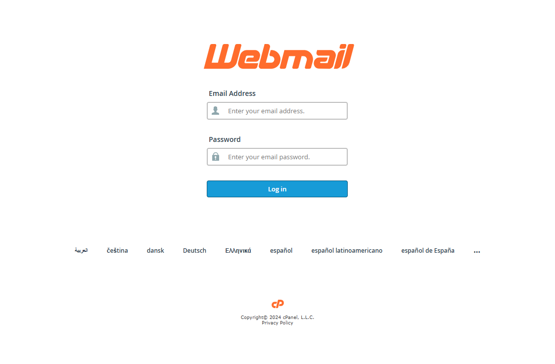 Web Mail Access