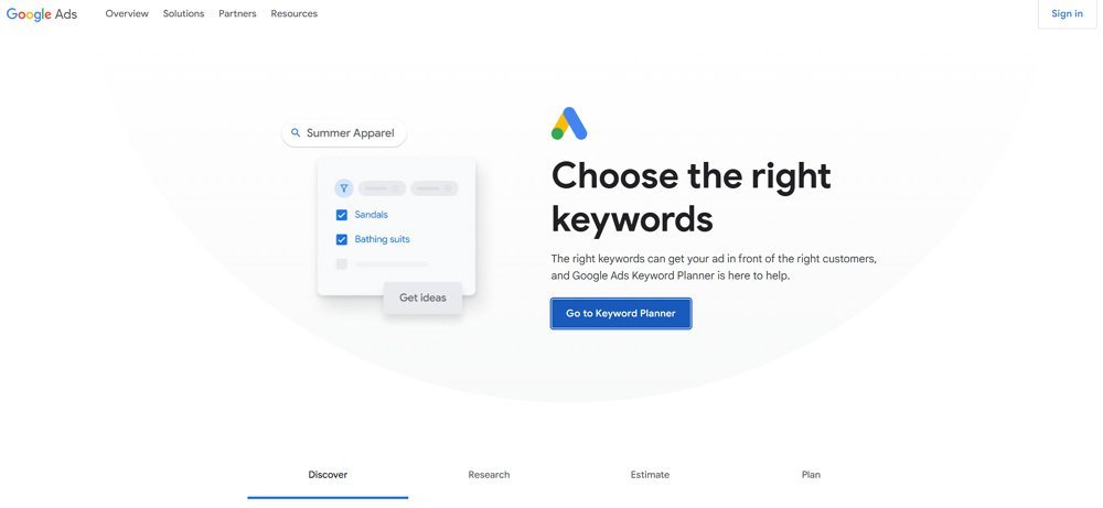 Free Keyword Research Tools